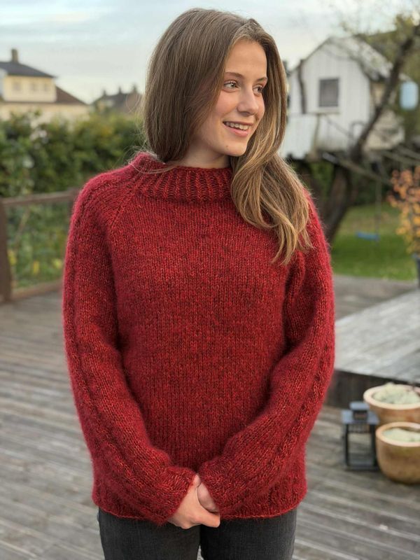 Fagerholt-genser (strikkepakke)