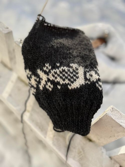 Hovedbilde Fiskestimgenser i Viking wool - Klar for sending