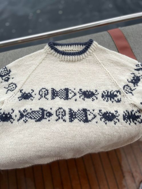 Hovedbilde Kjeltringholmen-genser (strikkepakke)