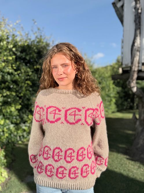 Hovedbilde Christiansandsgenser, oversized i Viking Alpaca ...