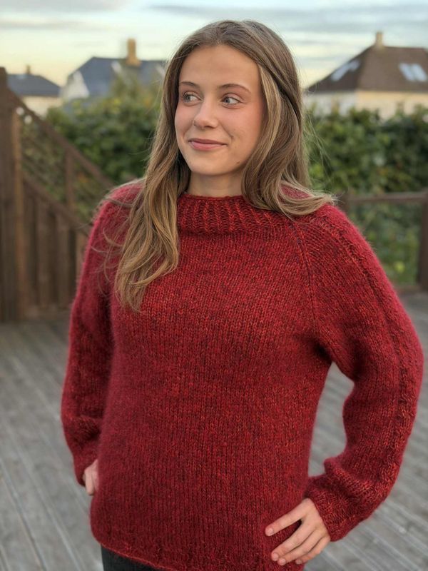 Fagerholt-genser (strikkepakke)