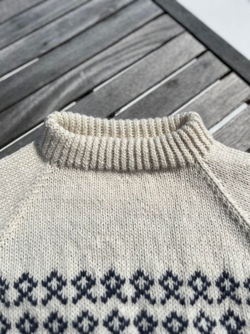 Hovedbilde Bertes-genser (strikkepakke)