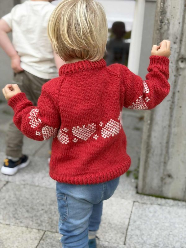 Julekorg-genser (strikkepakke)